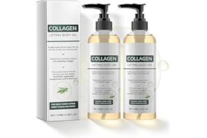 Collagen Lifting Body Oil with Vitamin E & Rosemary - Firming & Tightening Oil for Neck, Chest, Arms, Thighs - Hydrating Form