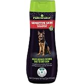 FURminator Sensitive Skin Dog Shampoo, 16 oz | Helps Reduce Itching Due To Dry Skin, Calendula Extract &amp; Menthol For Cooling Sensation, No Parabens Or Dyes