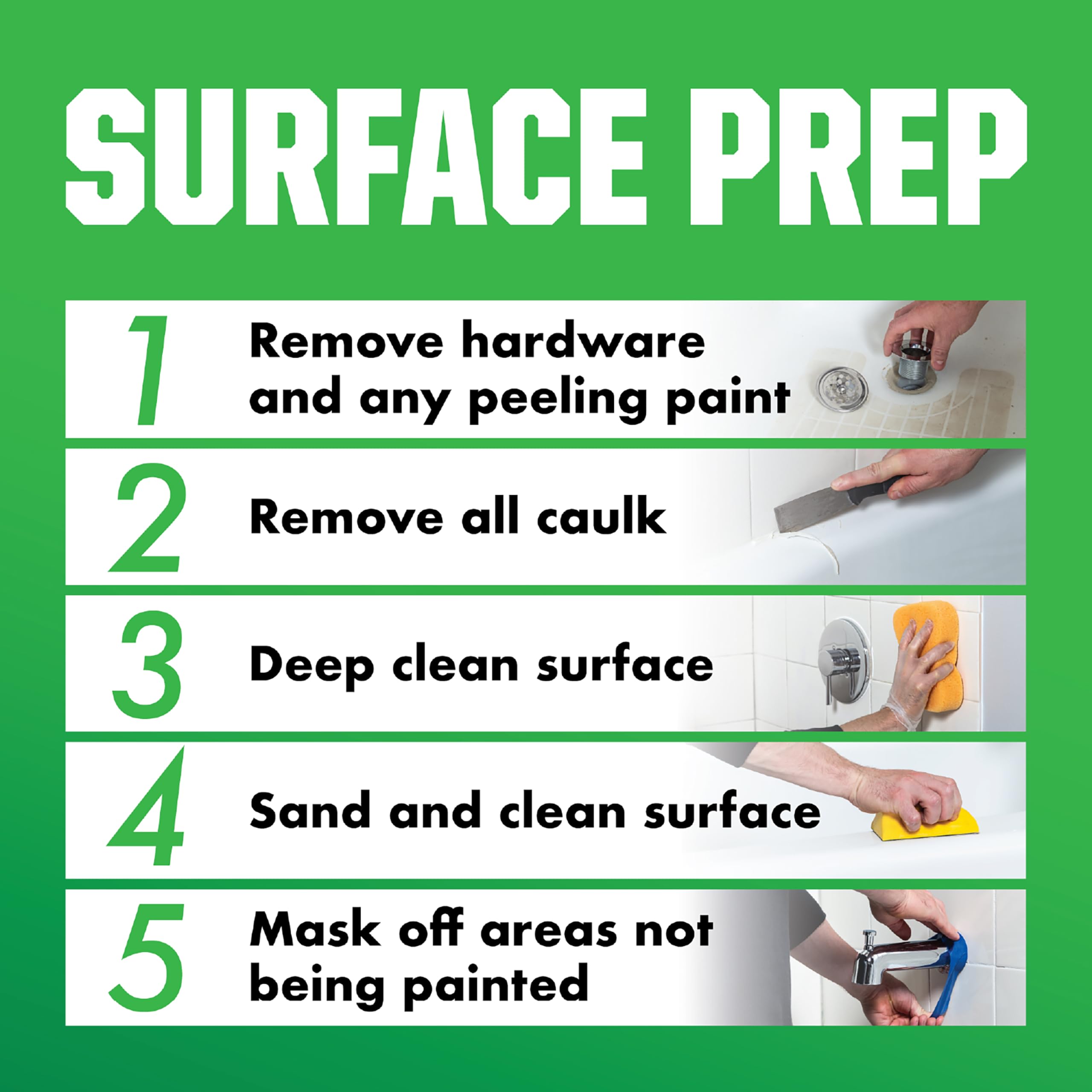 Rust-Oleum 280882 Tub & Tile Spray Paint, 12 oz, Gloss White