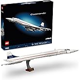 LEGO Icons Concorde Model Aircraft, Gift for Adults, Build a Replica Model of The World’s Most Famous Supersonic Commercial P