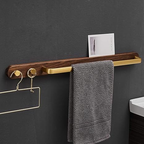 qlly Toallero,toallero,toallero Dorado Cepillado,Nogal Negro ...