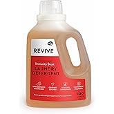 Immunity Boost Liquid Laundry Detergent 50oz by Revive Essential Oils - Ultra Concentrated, Synthetic Fragrance Free, Stain Fighting, Essential Oils