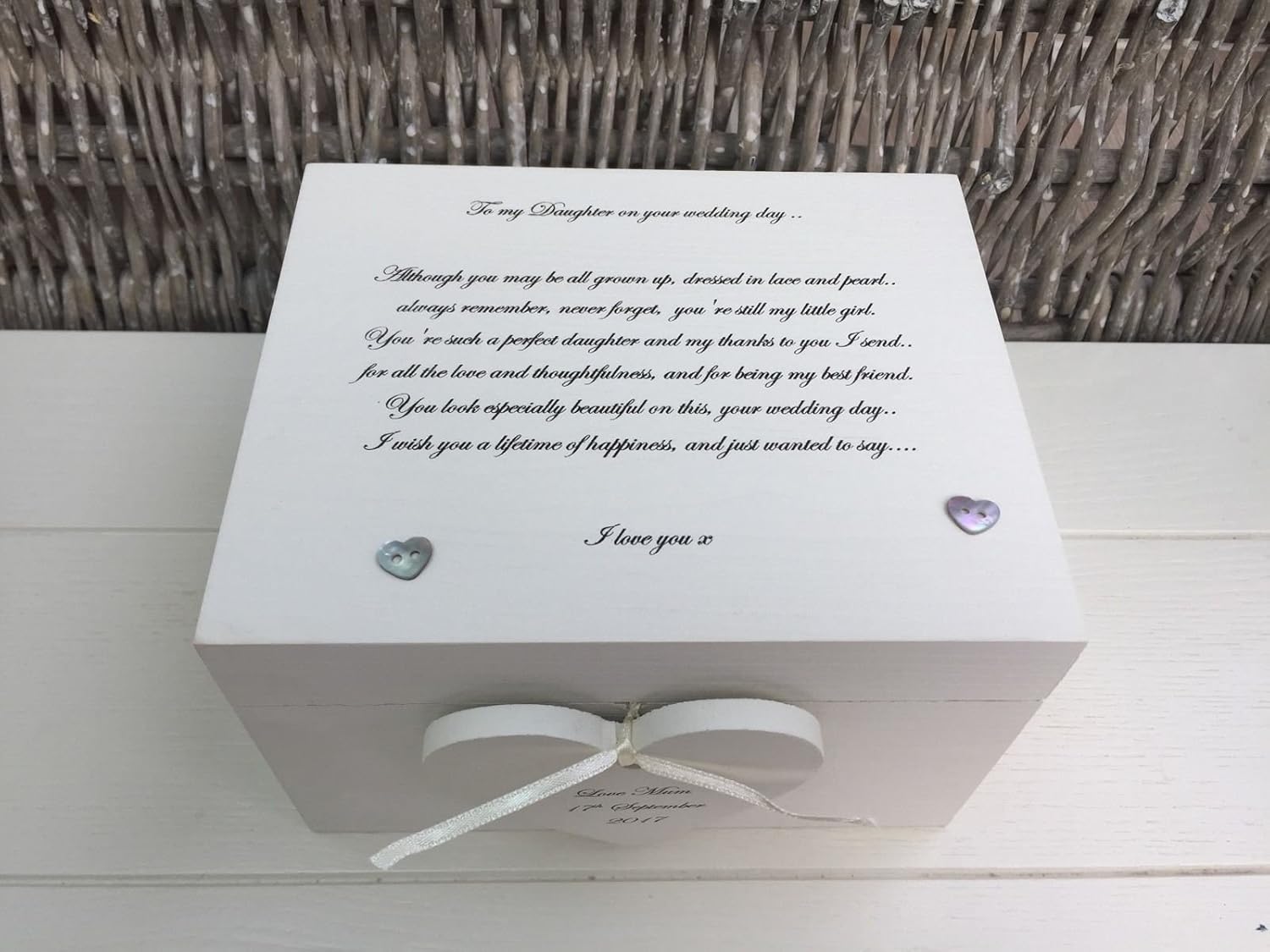personalised wedding gift for daughter