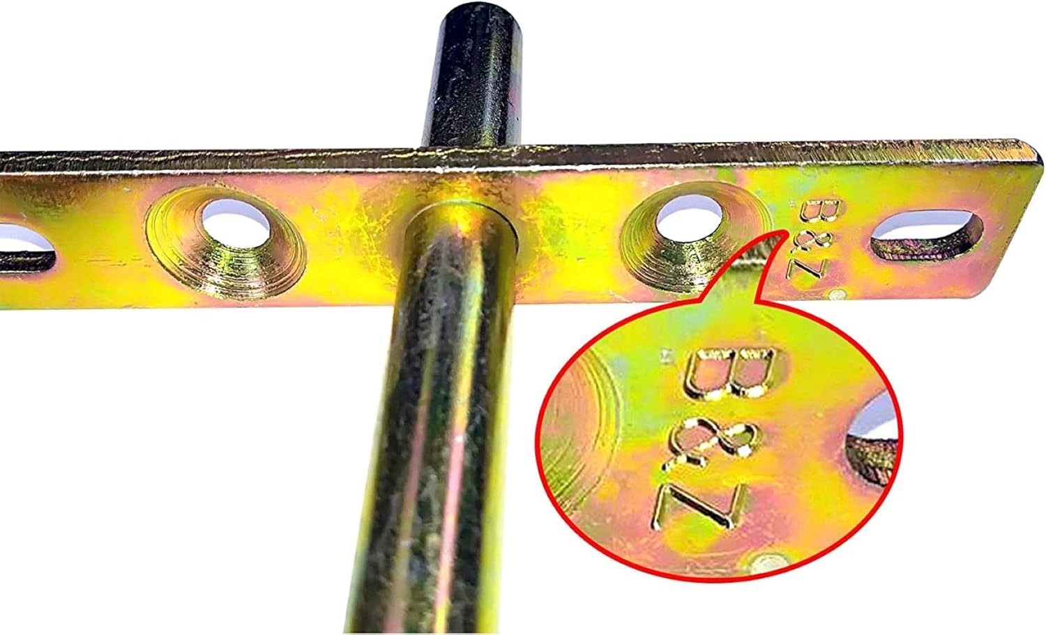 B&Z Heavy Duty Long Concealed/Invisible/Hidden Floating Shelf Support Brackets Pair (1, 200 mm (Backrod 70mm)) - Image 5