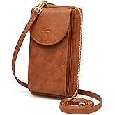 S-ZONE Small Crossbody Bags for Women Cell Phone Purse RFID Blocking Wallet Purses with Credit Card Slots