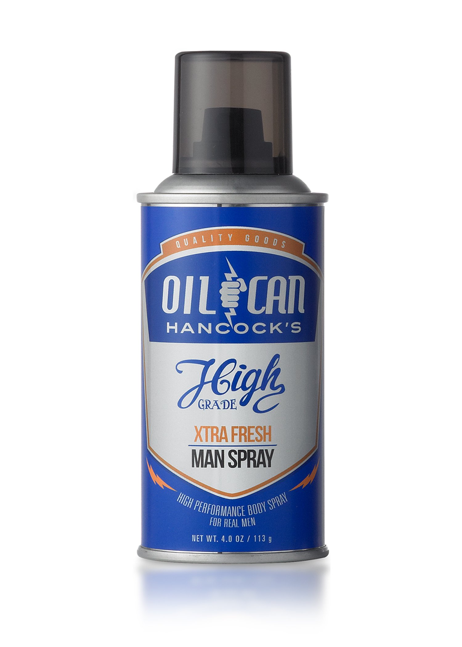 Oil Can Hancock's High Grade Man Spray SUPREME EDGE Bold Body Spray Crisp