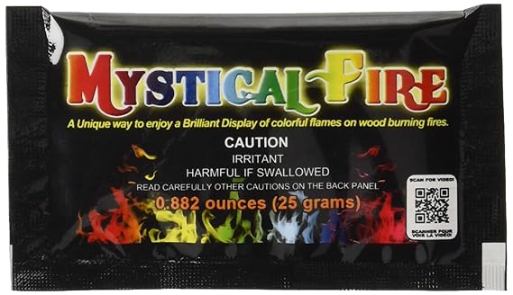 Unbekannt Mystical Fire 99.828 Flamme Colorant 25-Pouch Box, Multi-Color