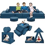 Edbuosy 22Pcs Modular Kids Play Couch - Kids Couch