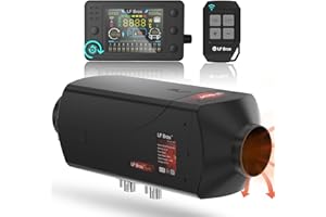 LF Bros 5KW Split Diesel Heater, 12V Diesel Air Parking Space Heater with 10L Fuel Tank, Come with T3 LCD Controller, Remote and Timer, Suitable for Car, Trailer, RV, and Boat