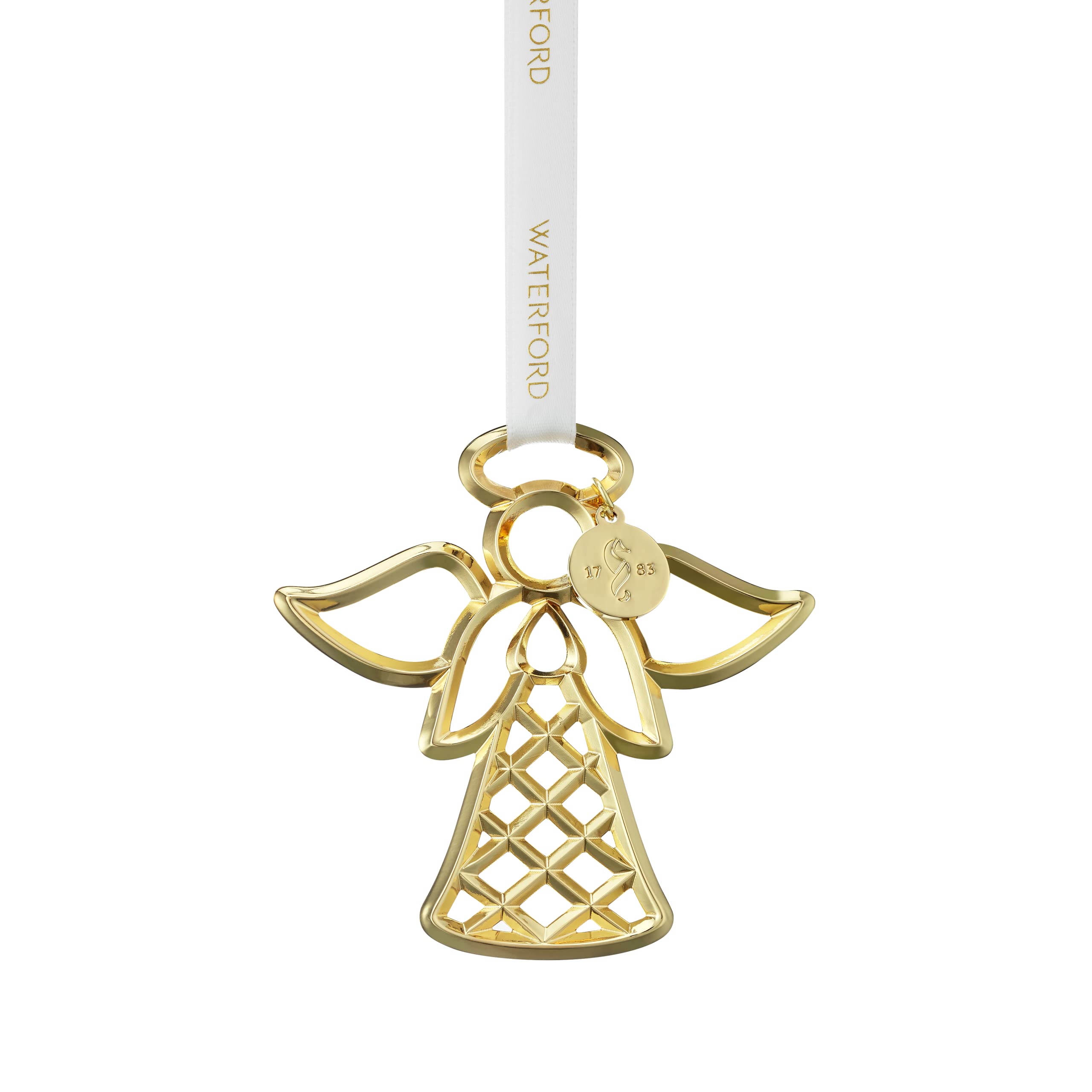 Christmas Angel Golden Ornament