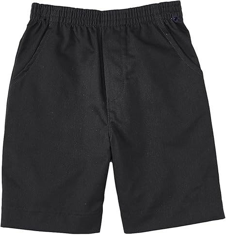 boys elastic waist khaki shorts