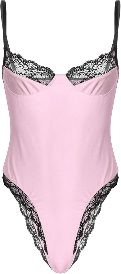 Combinaison Lingerie Renflement Pochette - Pyjama Transparent Sissy - Homme - Neuf Avec étiquettes