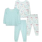 Little Me Clothes for Baby Girls' 2-Pack Pajama Set, 2 Long Sleeve Tops and 2 Bottoms, 12 Months - 4Toddler