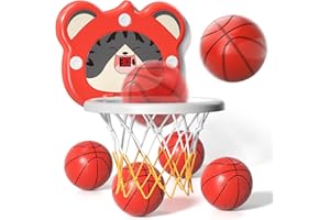 WATUDOU Toddler Basketball Hoop Indoor Toys Gifts for 3 4 5 Year Old Boys Kids, Indoor Mini Scoring Basketball Hoop for Toddler Kids Boys Ages 3-5 4-6, Ideal 3 4 5 6 Year Old Boys Birthday Gifts