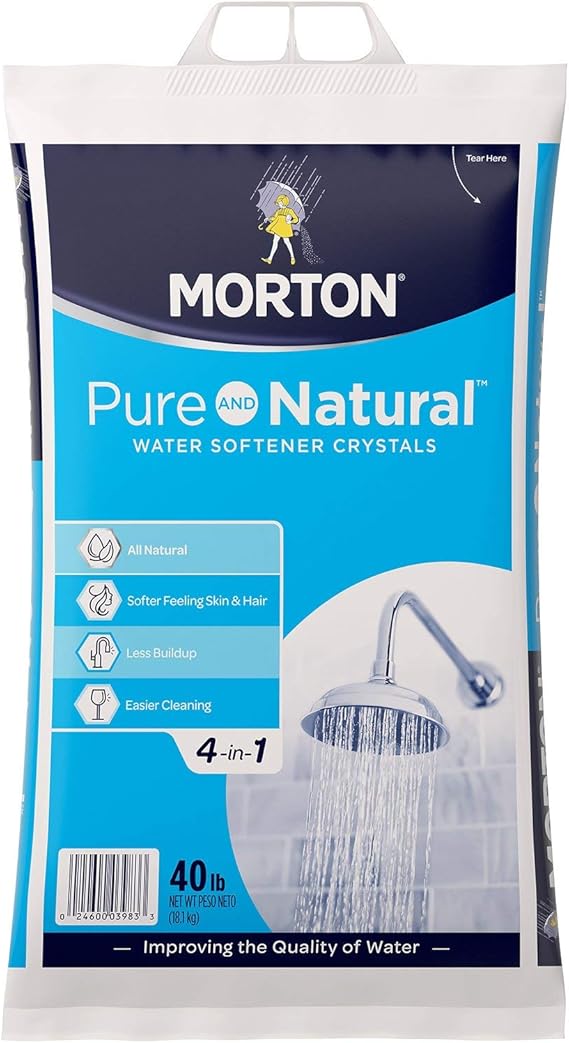 Morton U26624S Solar Salt Water Softening Crystals, 40Pound Amazon.ca
