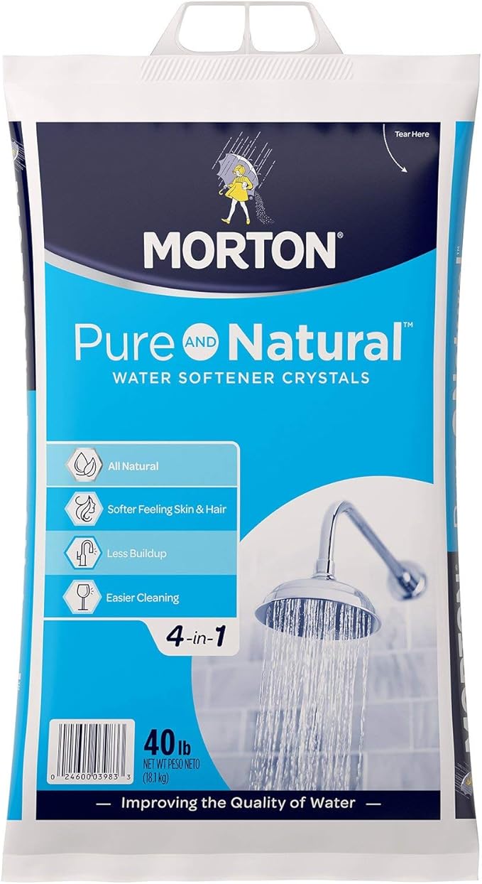 Morton U26624S Solar Salt Water Softening Crystals, 40Pound Amazon.ca Home & Kitchen