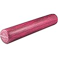 OPTP PRO-Roller Soft Density Foam Roller – Low Density Soft Foam Roller for Physical Therapy, Pilates, Yoga Foam Roll Exercises, and Muscle Recovery - Pink 36" x 6"