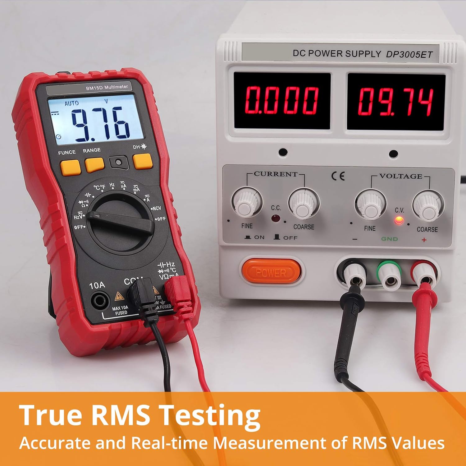 Neoteck TRMS Auto Ranging Digital Multimeter, AC/DC Amp Voltage Ohm
