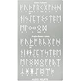 Aleks Melnyk #35 Metal Journal Stencil, Elder Futhark Runes, Ancient