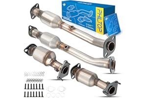 PHILTOP Catalytic Converter Stainless Steel Shell Fits Frontier 2005-2018 4.0L, Pathfinder 2005-2012 4.0L, Xterra 4.0L, NV2500 4.0L, NV1500 4.0L Catalyst Convertor