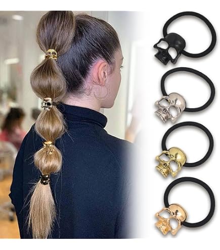 Amazon.com : Aneneiceera Gothic Viking Hair Band with Skull