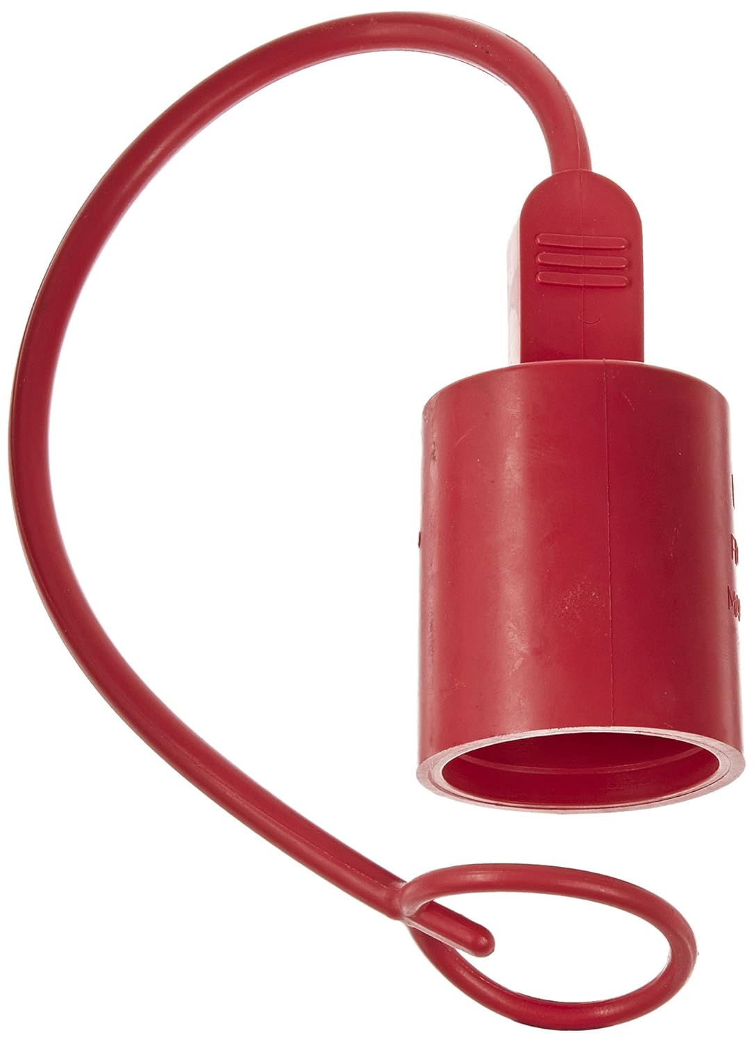 Eaton Hansen PPDC6HK Vinyl ISOB Interchange Hydraulic Plug Dust Cap, Red Quick Connect Hose