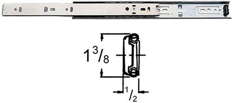 22 Low Profile Side Mount Drawer Slides Cabinet And Furniture