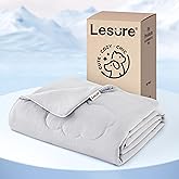LE SURE Premium Cooling Blanket for Small Dogs Washable - Breathable Pet Throw Blanket with Q-MAX>0.4 for Summer,Soft Cat Cooling Mat, Furniture Protector Couch Sofa,Grey, 25x35