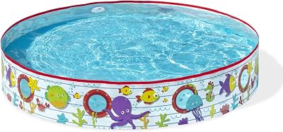 Bestway Paddling Pool 55029 Kids Garden Pool 1.52m x 25cm Multicolor Fish Print