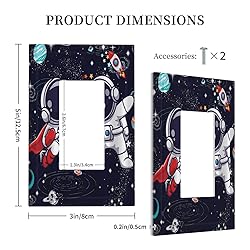 Tewujay Decorative Outlet Wall Plate Cartoon Cute