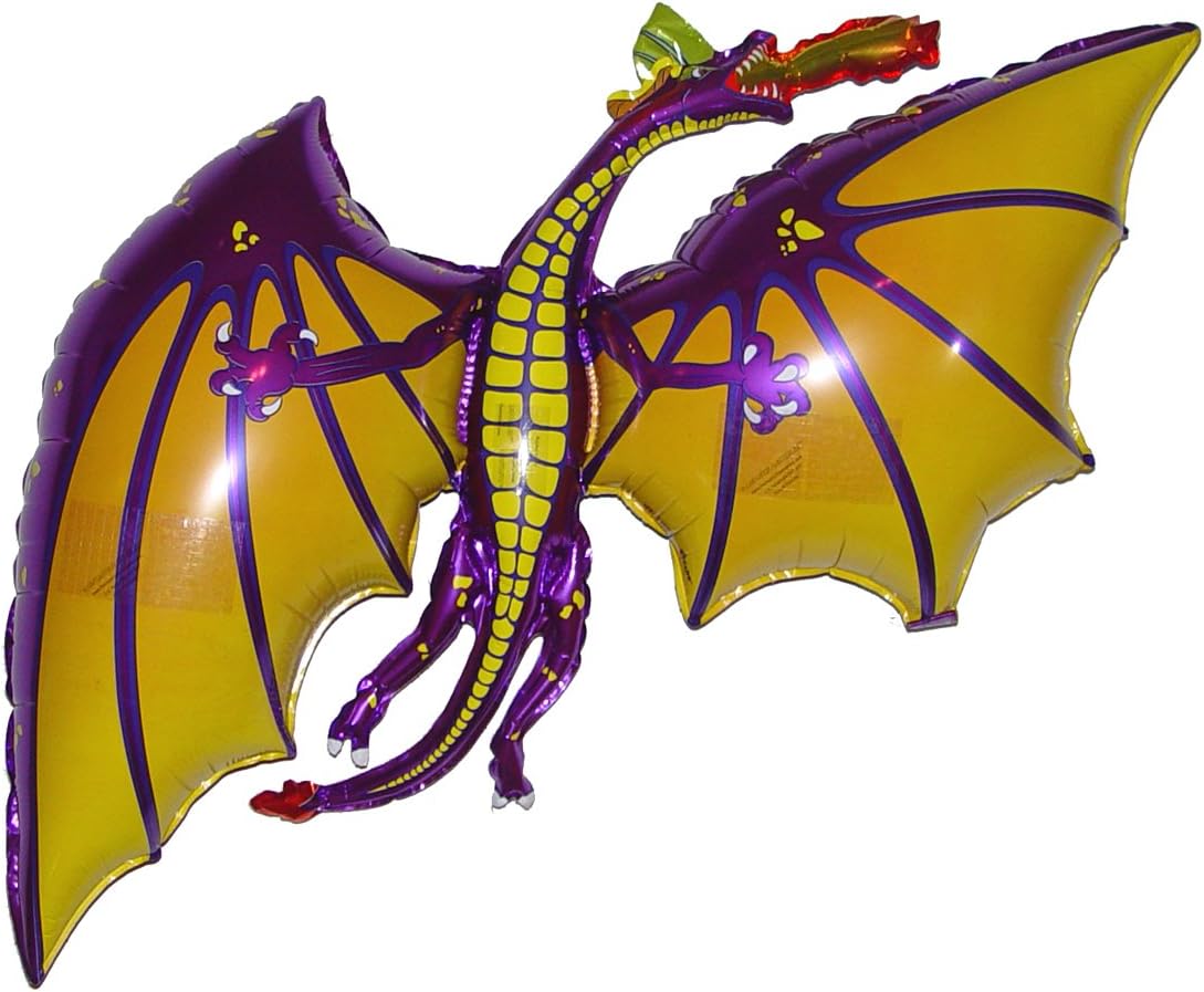 SPACE PET Anti-Gravity Hovering Flying Floating DRAGON Purple 36 inch Toy Pet Balloon Party Favor