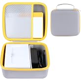 RIYADAone Case for Kodak Dock Plus 4PASS/Dock Premium 4x6 Photo Printer | Hard Shell Shockproof, Removable Baffle, Mesh Bag Organizer, Portable Instant Photo Printer Storage