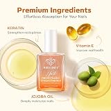 Modelones 8 in 1 Ridge Filling Nail Strengthener 15ml Nude Glitter view 4