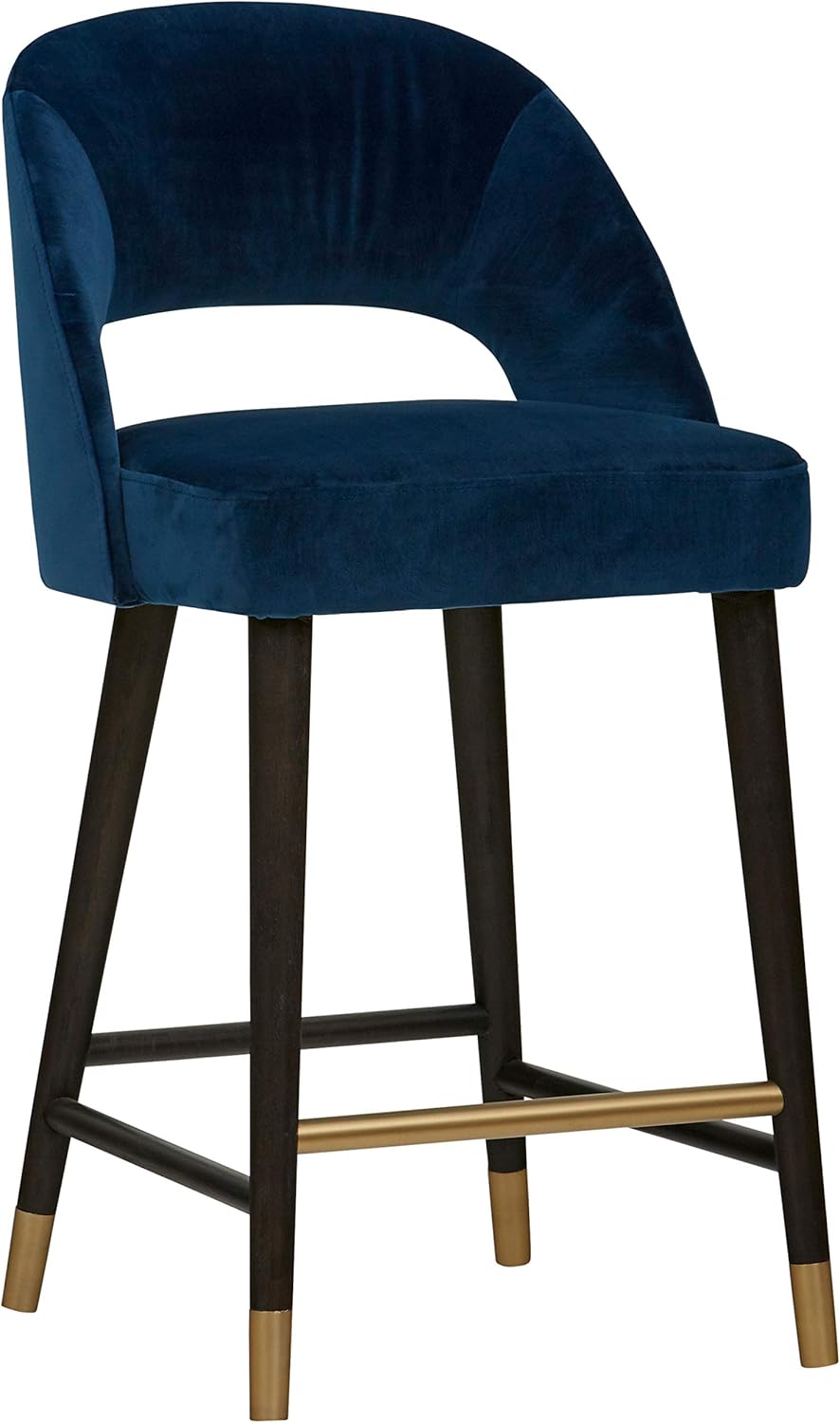 Best Rivet Malida Open Back Mid Century Bar Stool