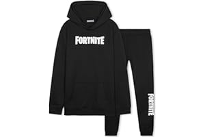 Fortnite Tracksuit Set for Boys, Teens, 2-Pc Hoodie & Joggers, Pullover Sweatshirt with Kangaroo Pocket, Gamer Gifts for Boys