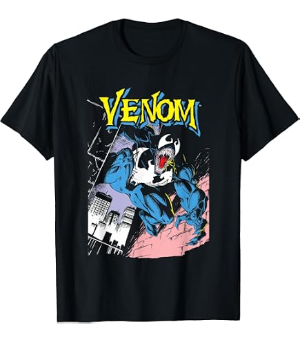 Amazon.com: Marvel Venom Vintage Comic Book Cover T-Shirt Small