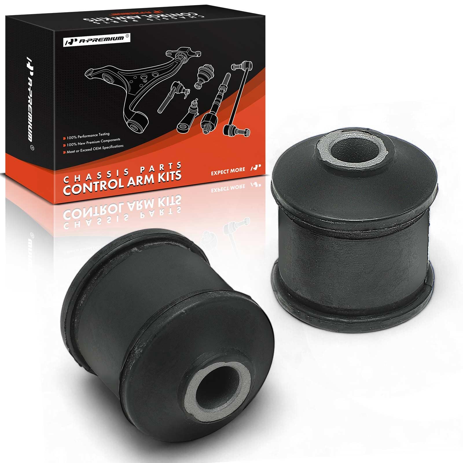 Photo 1 of A-Premium 2 x Front Rearward Lower Control Arm Bushing Kit, Compatible with Chevrolet Impala, Venture, Intrigue & Buick LaCrosse, Regal, Century & Oldsmobile Aurora & Pontiac Montana & Saturn