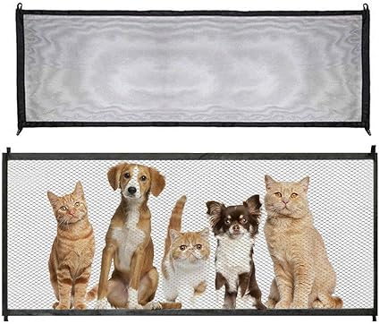 mesh baby gate with hooks