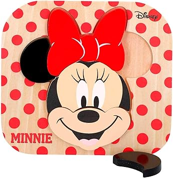 Disney - Puzzle infantil niños 1 año Puzzle xxl infantil Puzzle 5 Piezas grandes Juguetes educativos Puzzles niños Puzzle niñas Juguete bebé Juguetes madera 1 año Minnie: Amazon.es: Juguetes y juegos