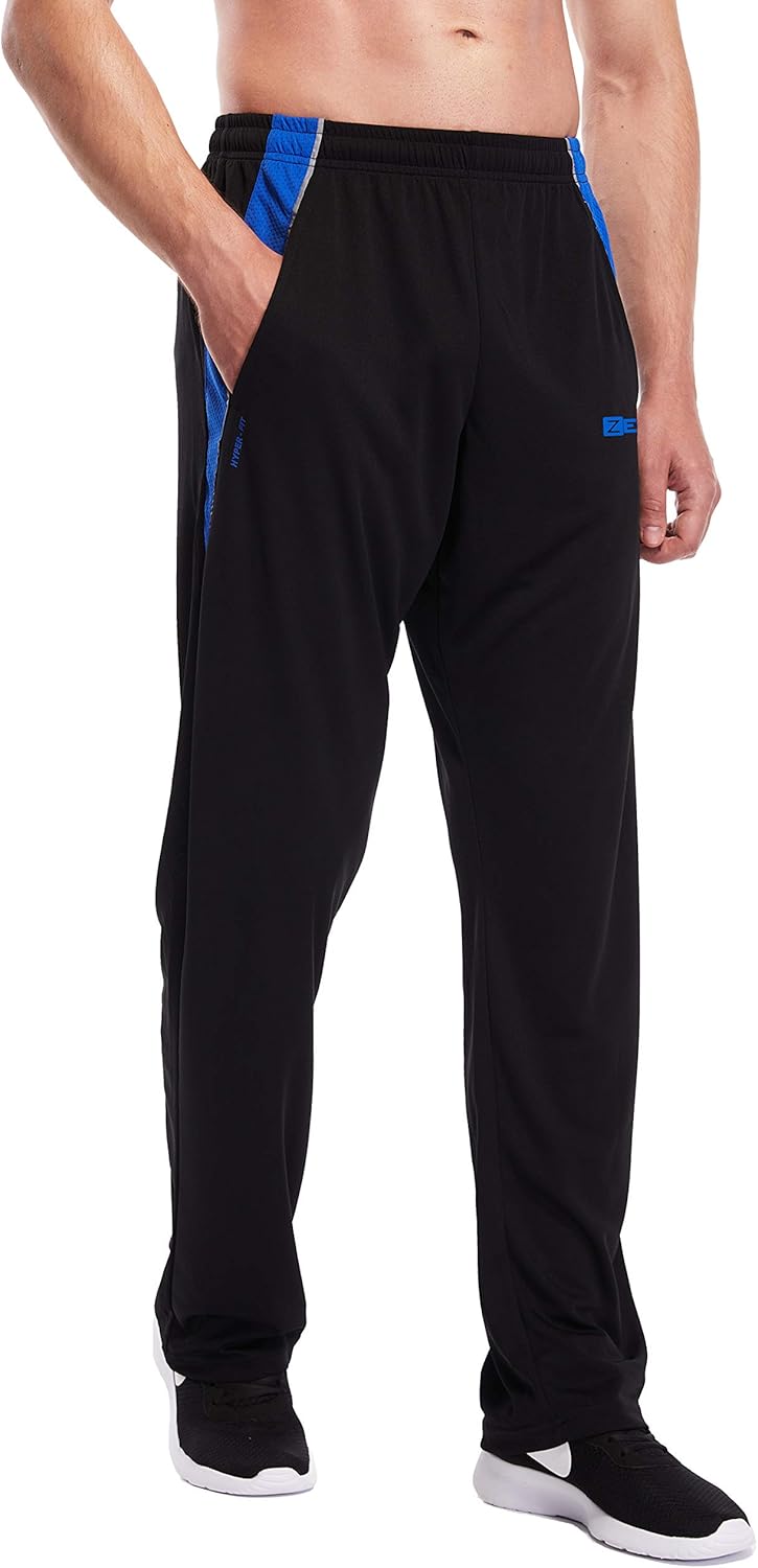 1994Fashion Mens Sweatpants Open-Bottom Workout Jogger Pant with Pockets: Clothing