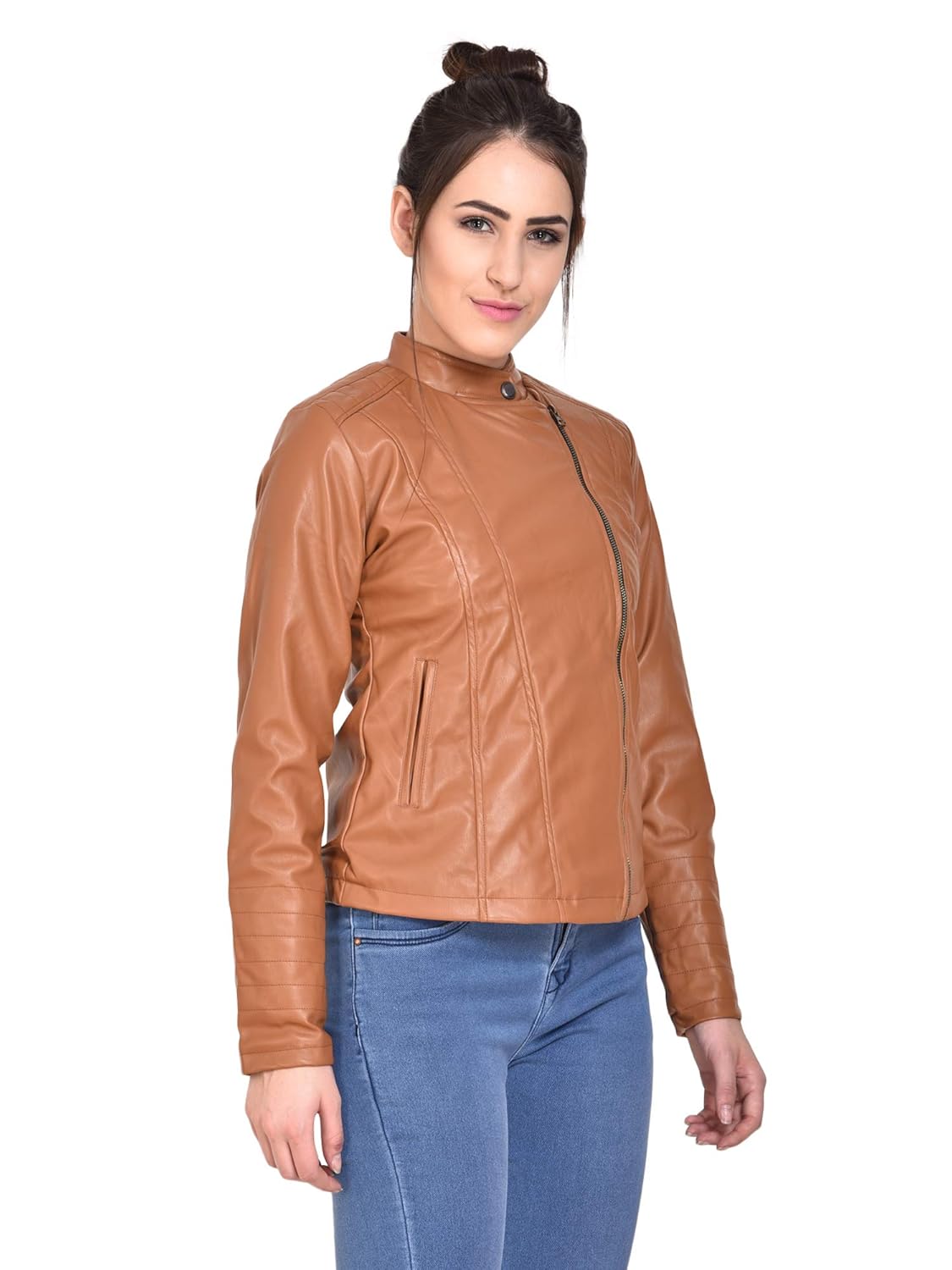 ad & av womens fullsleeve jacket 902_womens_jket_hd_blue_aa