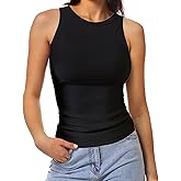 Tank Top for Women, Womens Sleeveless Basic Tops, Slim Knit Ribbed Racerback Summer Tops for Women 2024 Going Out Tops