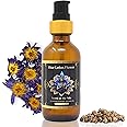 100% Pure Moringa Oil blended with Blue Lotus Flower Essential Oil and Ormus Gold, Premium Moringa Seed extraction for Radiant Skin, Nourishing & Hydrating Face, Hair, Nails, and Body - 1oz. (30ml)