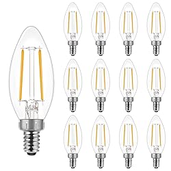B11 E12 Candelabra LED Bulbs 60 Watt