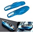 Xotic Tech Blue Smart Remote Key Fob Protector Cover Shell Case Holder Compatible with Porsche Boxster Cayenne Panamera Cayman Macan Carrera 911 991 918 Spyder(Fits 3 Button)