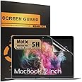 KEANBOLL 3Pcs Matte Anti-Glare Screen Protector For Apple MacBook 12 Inch With Retina Display (Model A1534, Release 2017 2016 2015) Help For Your Eyes Reduce Fatigue