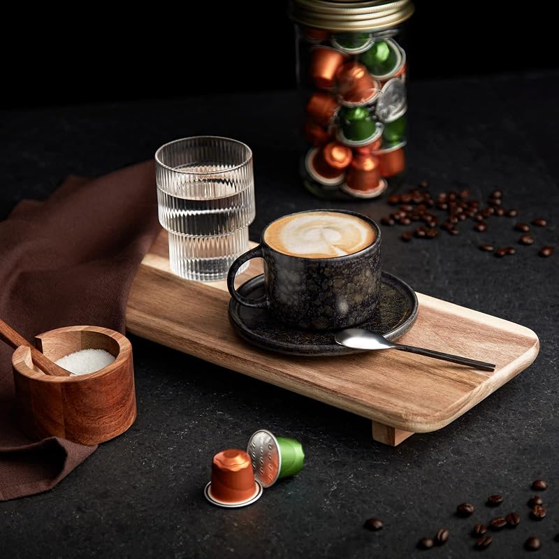 Da amazon brazilian coffee compatível com nespresso, torra média, 100 cápsulas de alumínio, 10 unidades (pacote com 10) - certificado rainforest alliance