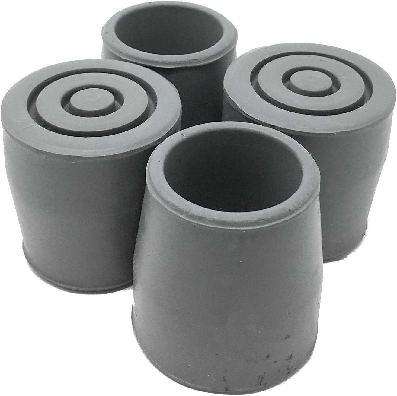 PCP Replacement Reinforced Rubber Walker Tips, Grey, 1.25 Inch Amazon