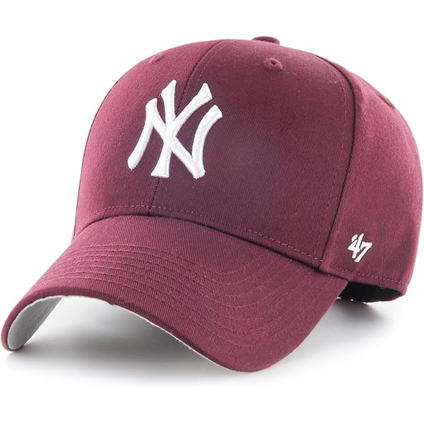 Amazon.com: '47 New York Yankees MVP Cap - Dark Maroon : Sports
