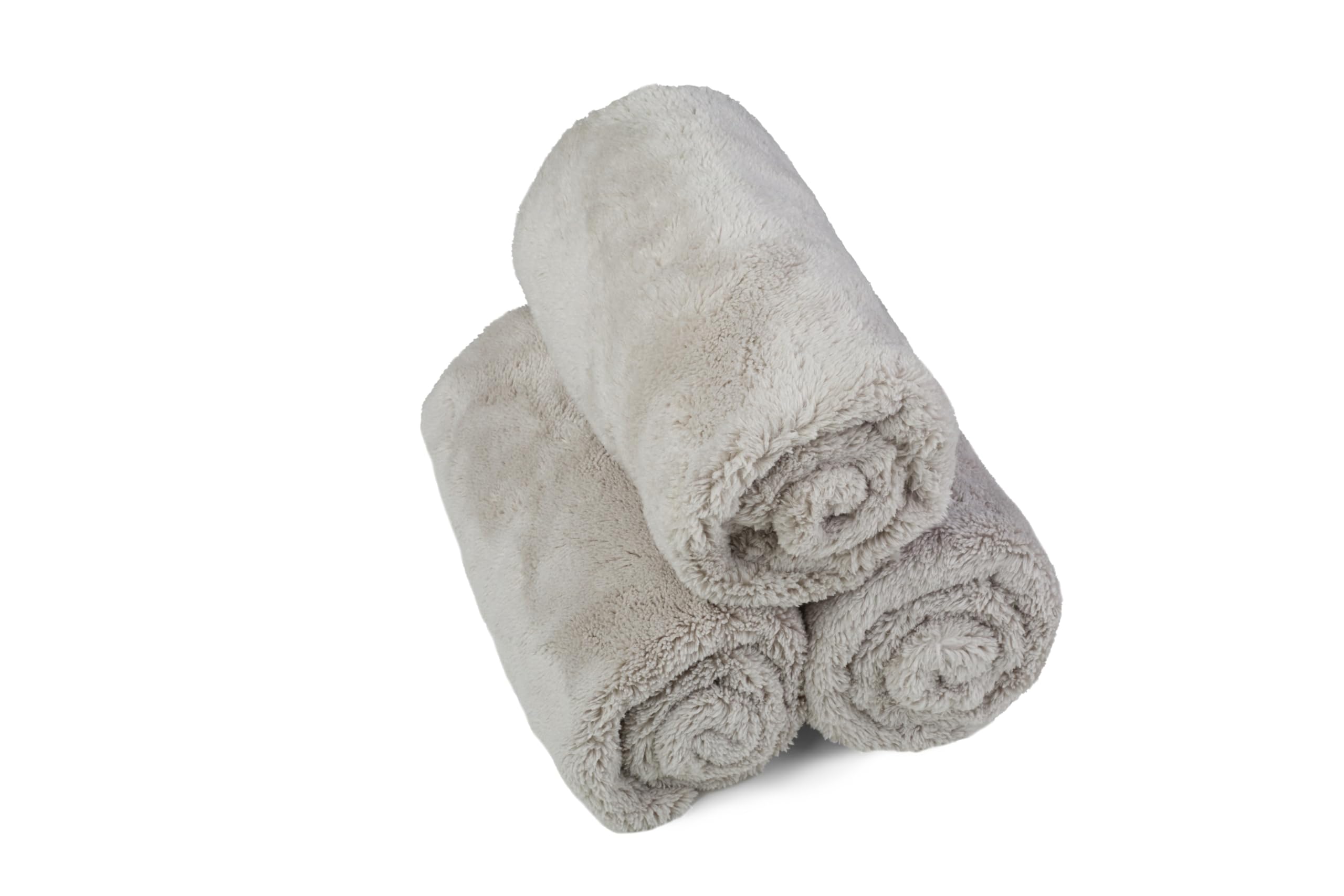 Kavalier Microfiber Towel ProClean Set - Plush Perfection 500 L - Large Size - Dual-Purpose Cleaning - Durable, Gentle and Easy to Maintain, 41x61 cm - 500 GSM - 3 Units Pack - Grey